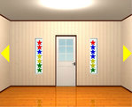 模様のある窓の部屋からの脱出2